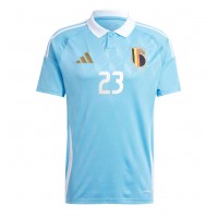 Belgium Arthur Vermeeren #23 Replica Away Shirt Euro 2024 Short Sleeve